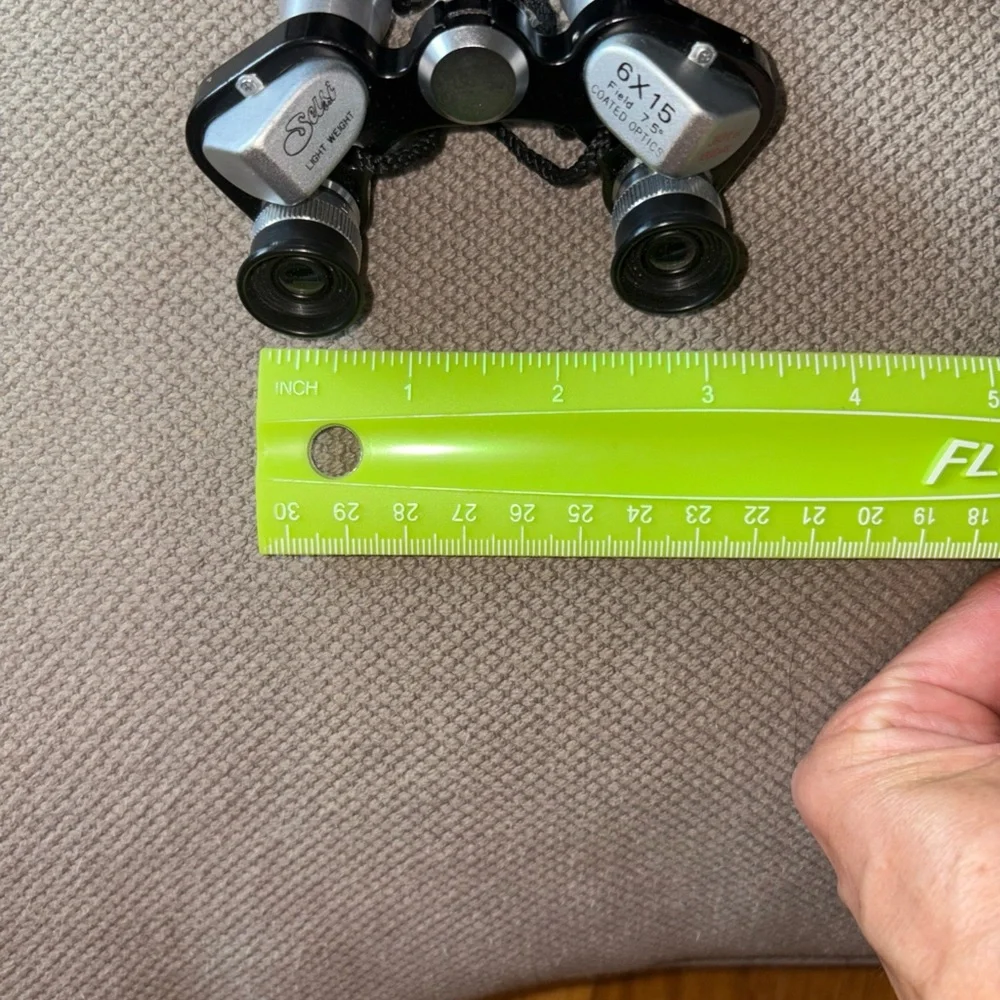 Selsi Lightweight Binoculars 6x15 Field 7.5” Light Weight